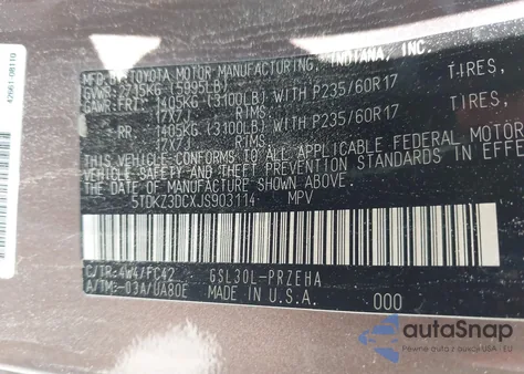 2018 Toyota Sienna Le 8 Passenger из США, поврежденный, VIN 5TDKZ3DCXJS903114